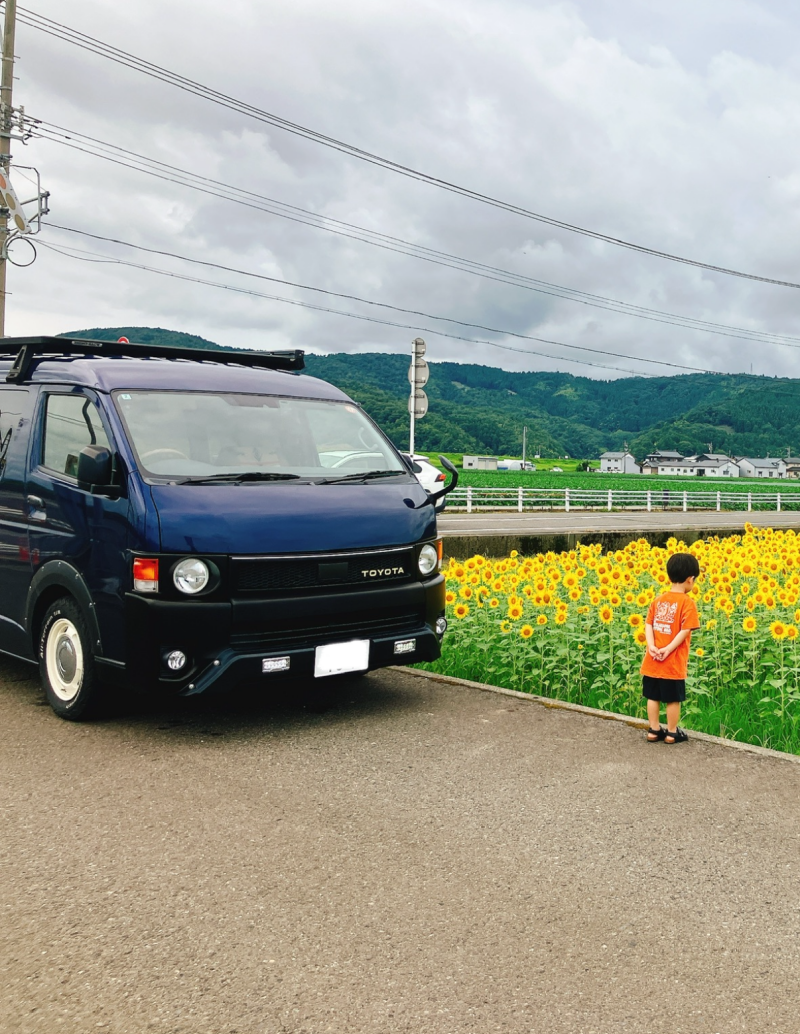 岐阜県　たーぼー さん　ハイエースワゴン