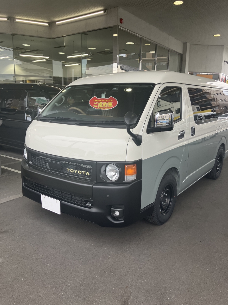 山梨県　パック さん　トヨタハイエース