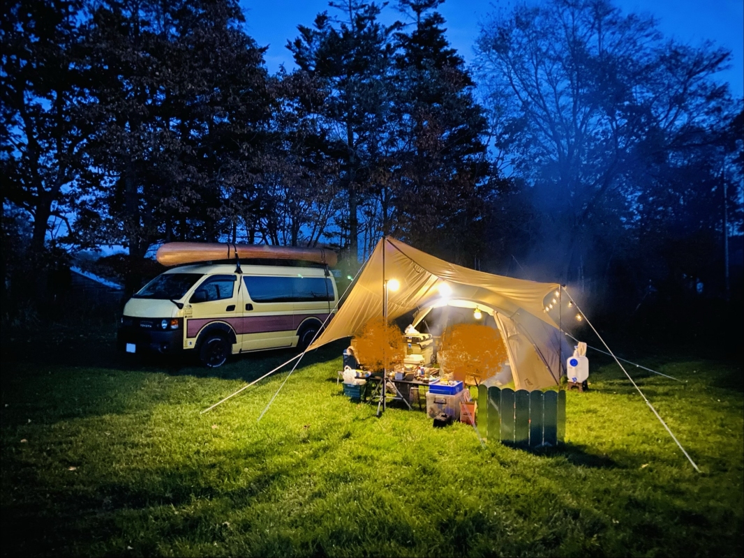 北海道　ケンケン さん　ハイエースワゴン
