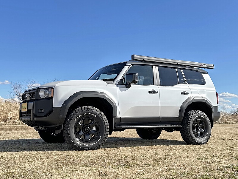 ランクル250 カスタムデモカー ARB リフトアップ（OME BP51）ルーフラック・BRUTアルミホイール・BFグッドリッチAT KO3