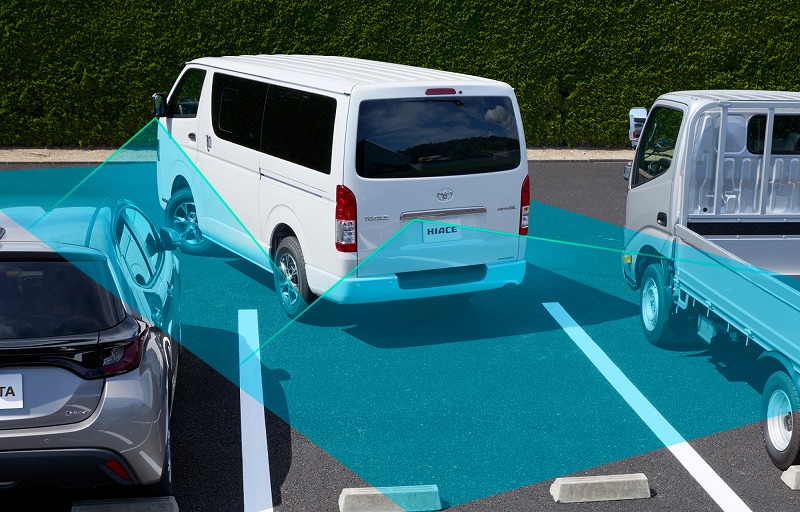 新型ハイエース9型 パノラミックビューモニター イメージ