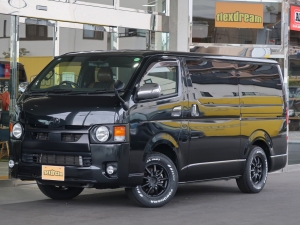 ハイエースＶ５人乗り８ナンバーFD-BOX【V09コーデュラ黒】